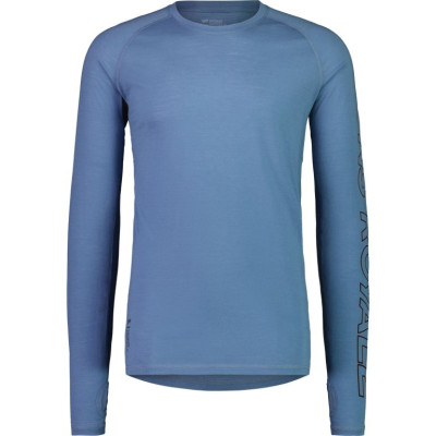 merino triko Mons Royale Temple Tech LS blue slate