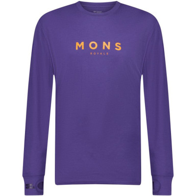 dámské merino triko Mons Royale Yotei Classic LS violet