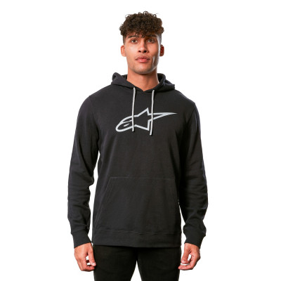 mikina Alpinestars Ageless 2 hoodie grey/black