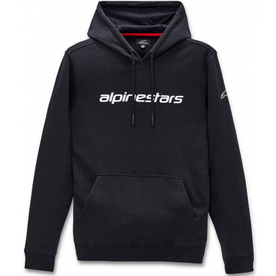 Mikina Alpinestars Linear hoodie black/white