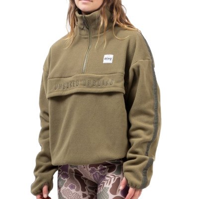 mikina Eivy Ball Fleece olive
