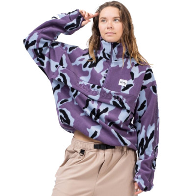 mikina Eivy Ball Fleece purple stray