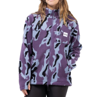 mikina Eivy Versa Sherpa jacket purple stray