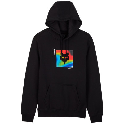 Mikina Fox Scans Fleece Po black