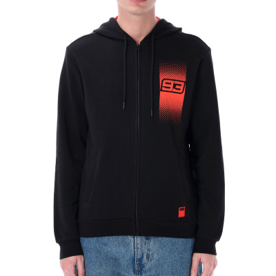 mikina na zip Marc Marquez 93 black/red