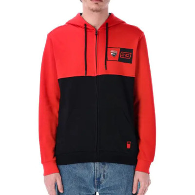 mikina Ducati Corse Marc Marquez red/black