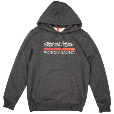 mikina Troy Lee Designs Factory Racing black/heather red