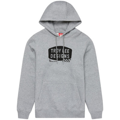 mikina Troy Lee Designs Stamp gray heather