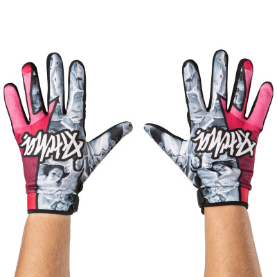 moto rukavice Pitcha PXRN gloves fluo/black