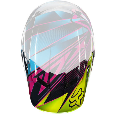 Náhradní kšilt Fox V1 2014 Radeon green