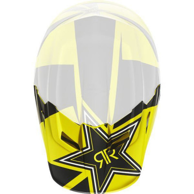 Náhradní kšilt Fox V1 Rockstar black/yellow