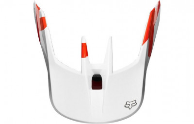 Náhradní kšilt Fox V3 Preest white/red