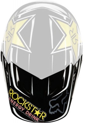 Náhradní Kšilt V1 Rockstar Helmet Visor 2013 Black
