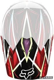 Náhradní Kšilt V3 Race Helmet Visor 2013 Red/Black