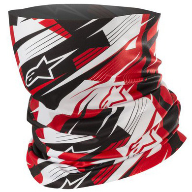 nákrčník Alpinestars Blurred Neck Tube black/white/red