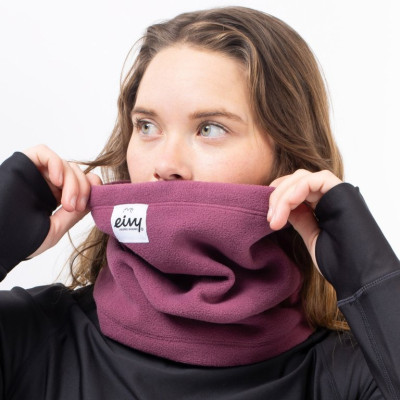 nákrčník Eivy Beanie Sherpa neckwarmer pinkgundy