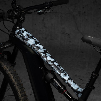 Ochranná fólie DYEDbro Camo e-Bike White mat