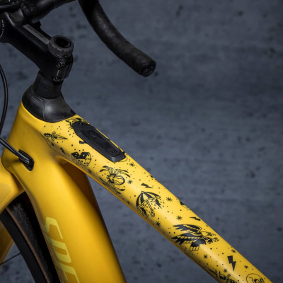 Ochranná fólie DYEDbro Old School Tattoo Black Gravel mat