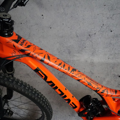 Ochranná fólie DYEDbro Sergio Layos MTB Black mat