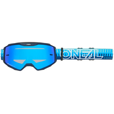 brýle O´Neal B-10 Striped blue/radium blue