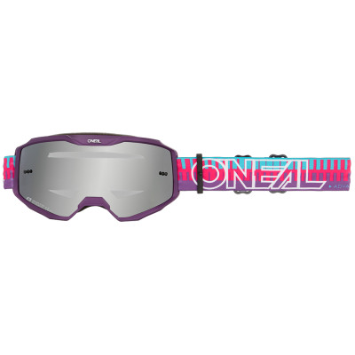 brýle O´Neal B-10 Striped pink/purple/silver mirror