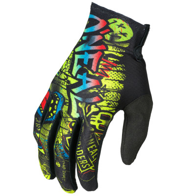 dětské rukavice O´Neal Matrix Rancid black/yellow