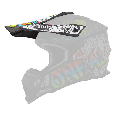 O´Neal kšilt pro dětskou přilbu 2SRS RANCID black/white