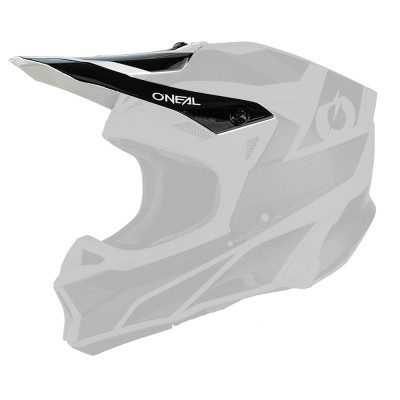 O´Neal kšilt pro přilbu 10SRS COMPACT black/white