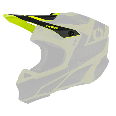 O´Neal kšilt pro přilbu 10SRS COMPACT black/yellow