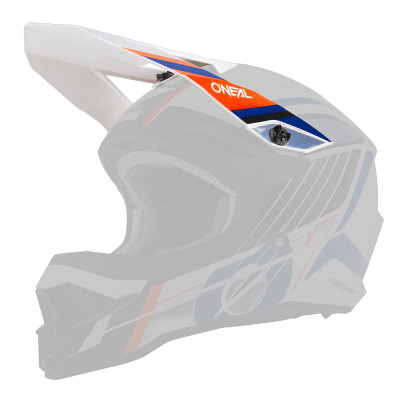 O´Neal kšilt pro přilbu 3SRS VISION white/black/orange