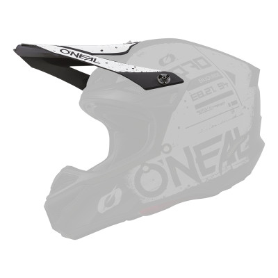 O´Neal kšilt pro přilbu 5SRS SCARZ black/white