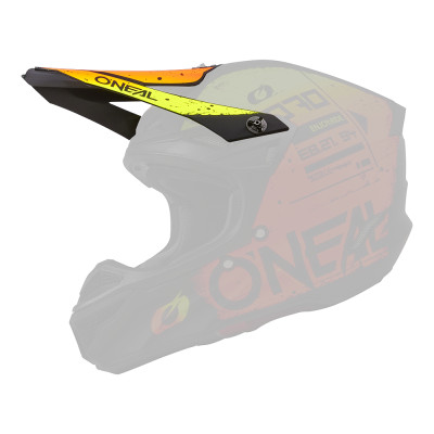 O´Neal kšilt pro přilbu 5SRS SCARZ black/red/yellow