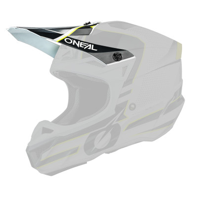 O´Neal kšilt pro přilbu 5SRS SLEEK white/grey
