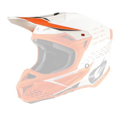 O´Neal kšilt pro přilbu 5SRS TRACE white/orange
