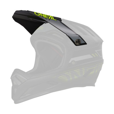 O´Neal kšilt pro přilbu BACKFLIP ECLIPSE šedá/žlutá
