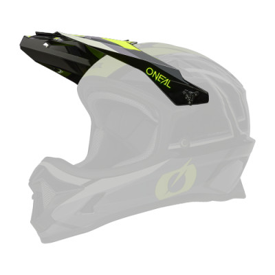 O´Neal kšilt pro přilbu SONUS SPLIT černá/žlutá