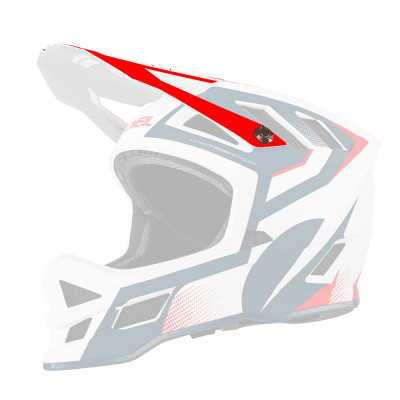 O´Neal náhradní kšilt pro přilbu BLADE OXYD modrá/červená