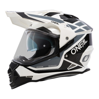 helma O´Neal Sierra R bílá/black/grey