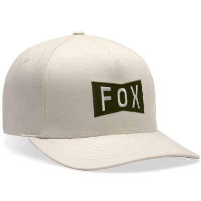 kšiltovka Fox Typeface Flexfit Hat Off White