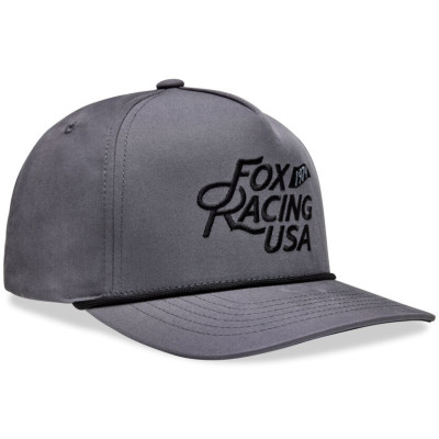 kšiltovka Fox Fox Flag Rope Hat OS Steel Grey