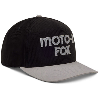 kšiltovka Fox Moto-X Corduroy Hat OS Black