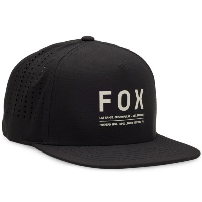 kšiltovka Fox Non Stop Tech Snapback OS Black