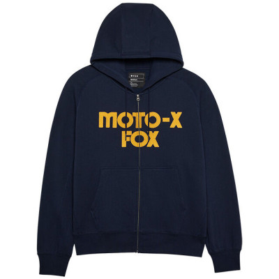 mikina Fox Moto-X Oversized Flc Zip Midnight Blue