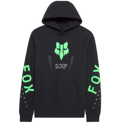 mikina Fox Shield Fleece Po Black