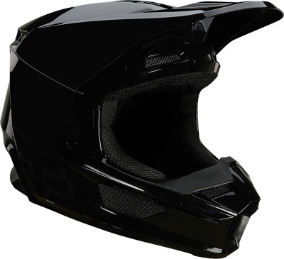 helma Fox V1 Plaic Helmet Ece Black