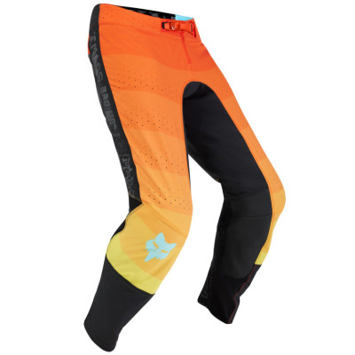 kalhoty Fox Flexair Grid Pant Black/Orange