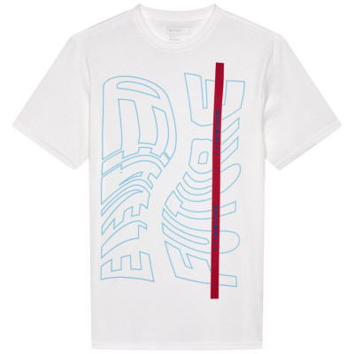 triko Fox Elevated Ss Prem Tee Optic White