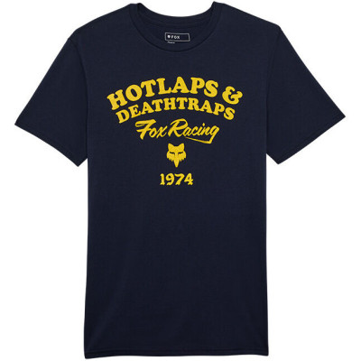 triko Fox Hotlaps Ss Prem Tee Midnight Blue