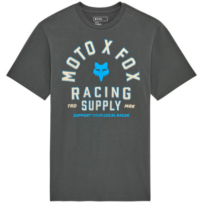 triko Fox Local Racer Ss Prem Tee Dark Shadow