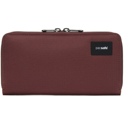 peněženka Pacsafe RFIDsafe Continental garnet red